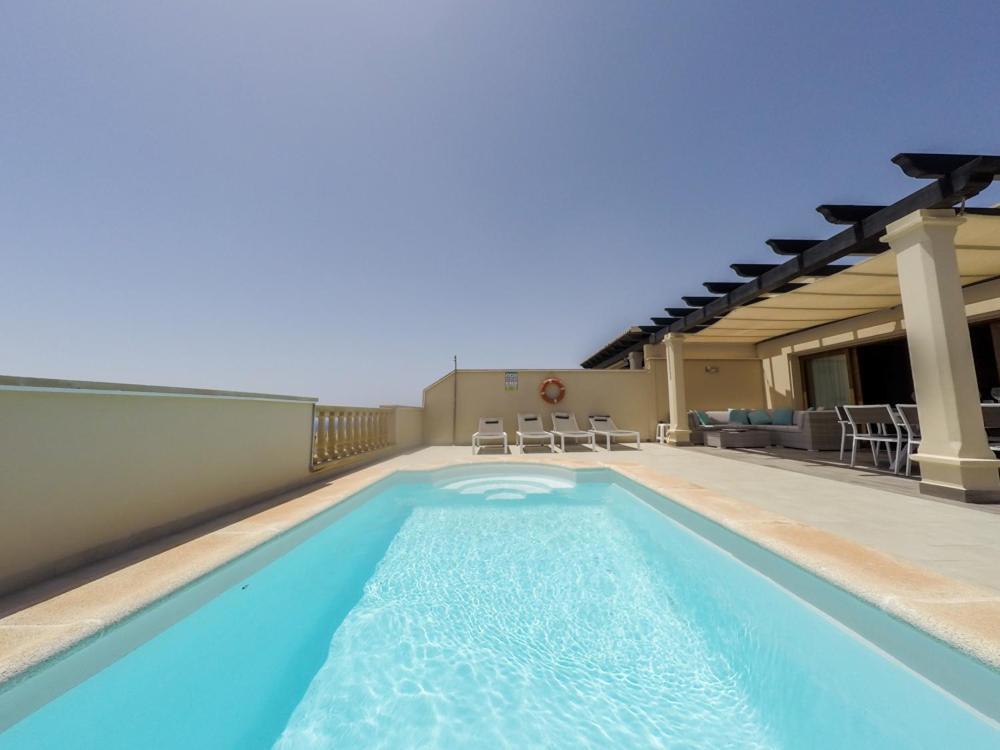 Luxurious Villa With Amazing Sea View And Pool Caleta de Fuste Exterior foto