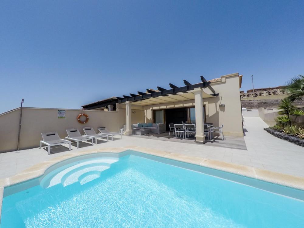 Luxurious Villa With Amazing Sea View And Pool Caleta de Fuste Exterior foto